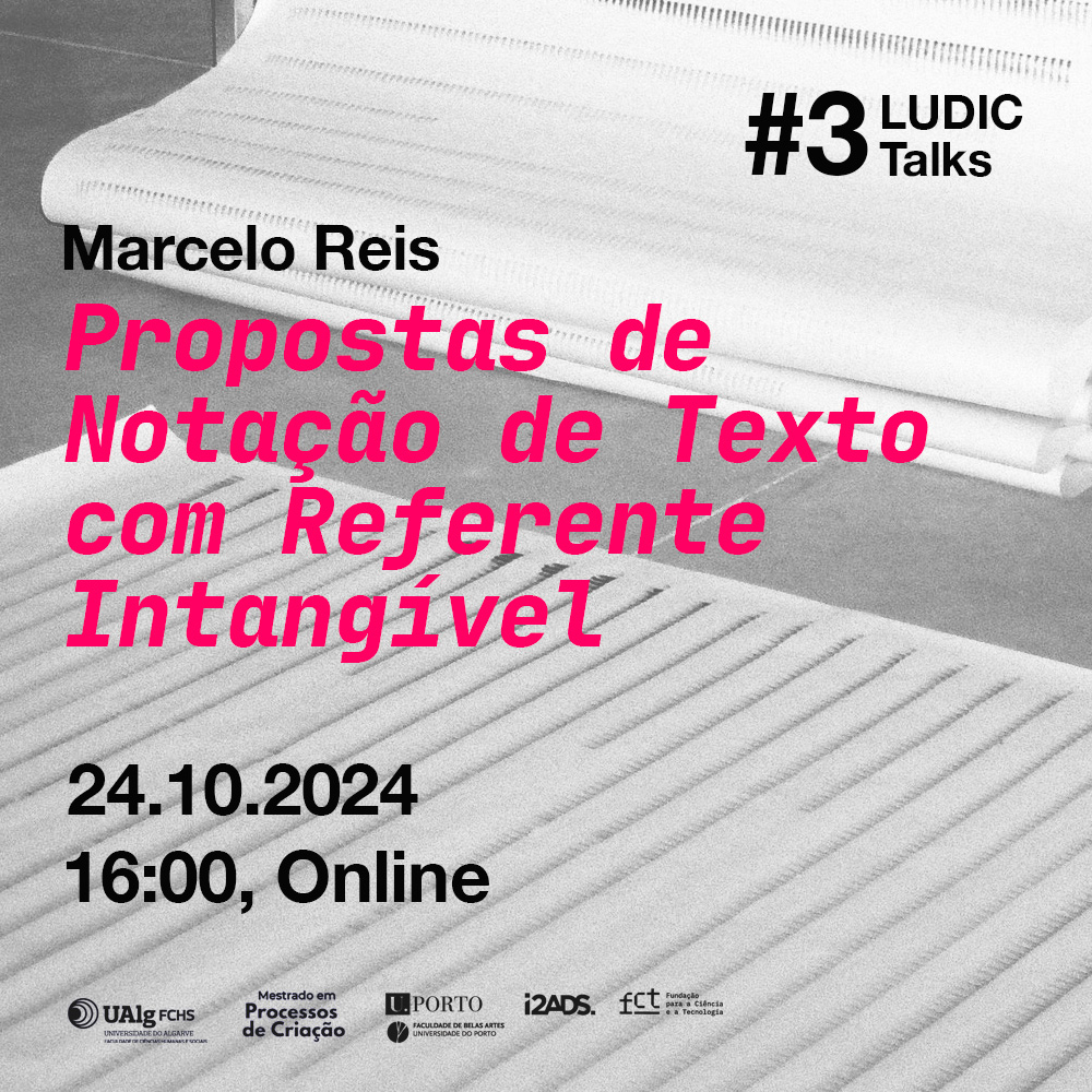 Ludic Talk #3 — Propostas de Notação de Texto com Referente Intangível